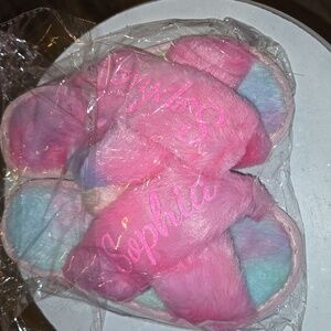 Personalized SOPHIA kids slippers SZ 9-11 years